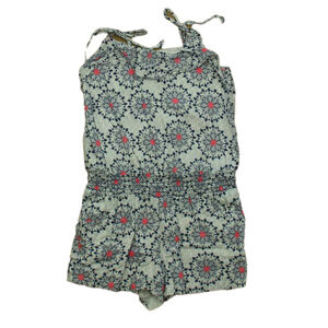 Unknown Brand Girls White | Blue Romper size: 4-5T